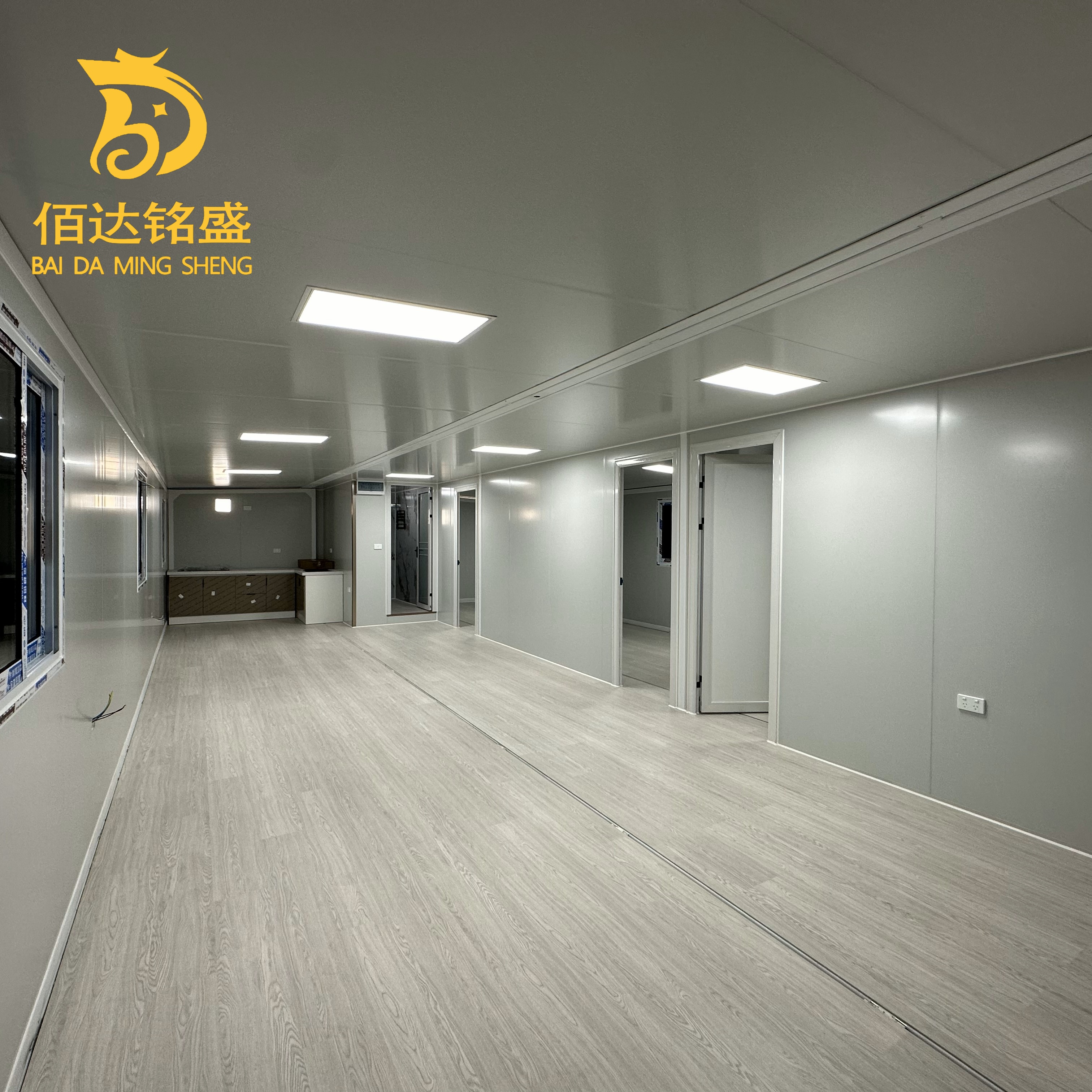 BDMS Casa 40ft Expandable Container 4 Bedroom 74m Eco Friendly Fast Install Prefab Villa Refugee Camp Dormitory Home