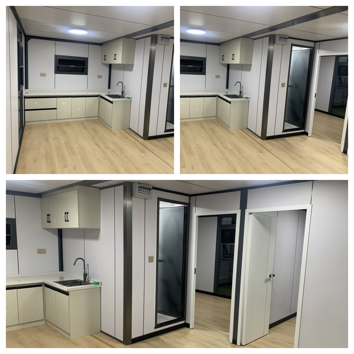 Luxury 40ft Double Wing Expandable House Modern Prefabricated Villa Bathroom Kitchen Office Building Bedroom Anti-corrosion 10
