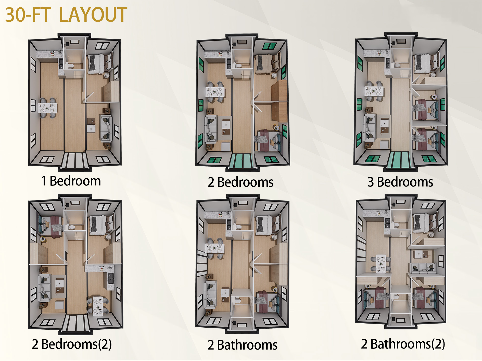 Expandable House Inside Layout