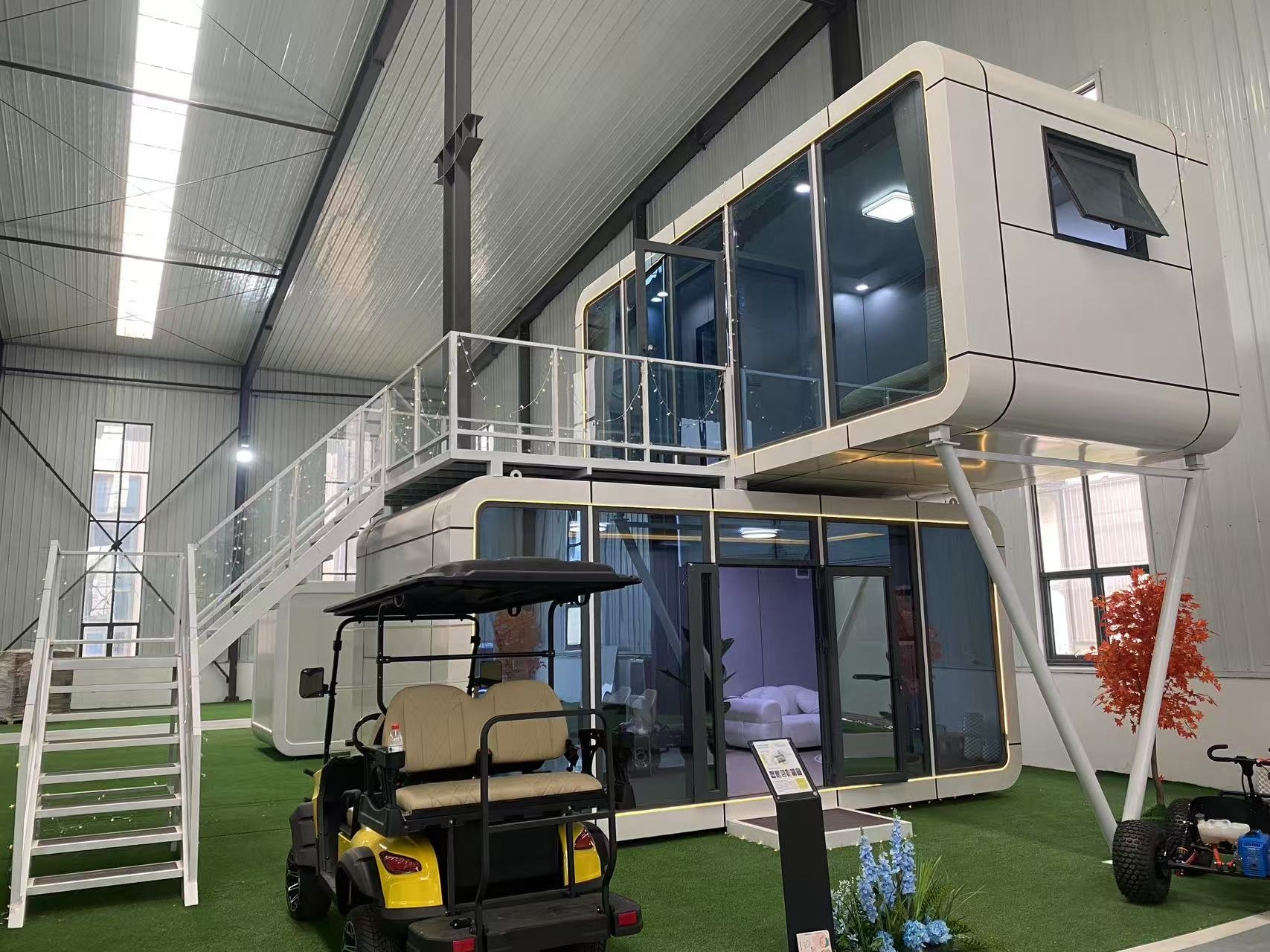 40ft Custom-built Luxury Prefab Apple Cabin Apple Cabin Sleeping Container House Apple Cabin For Hotel