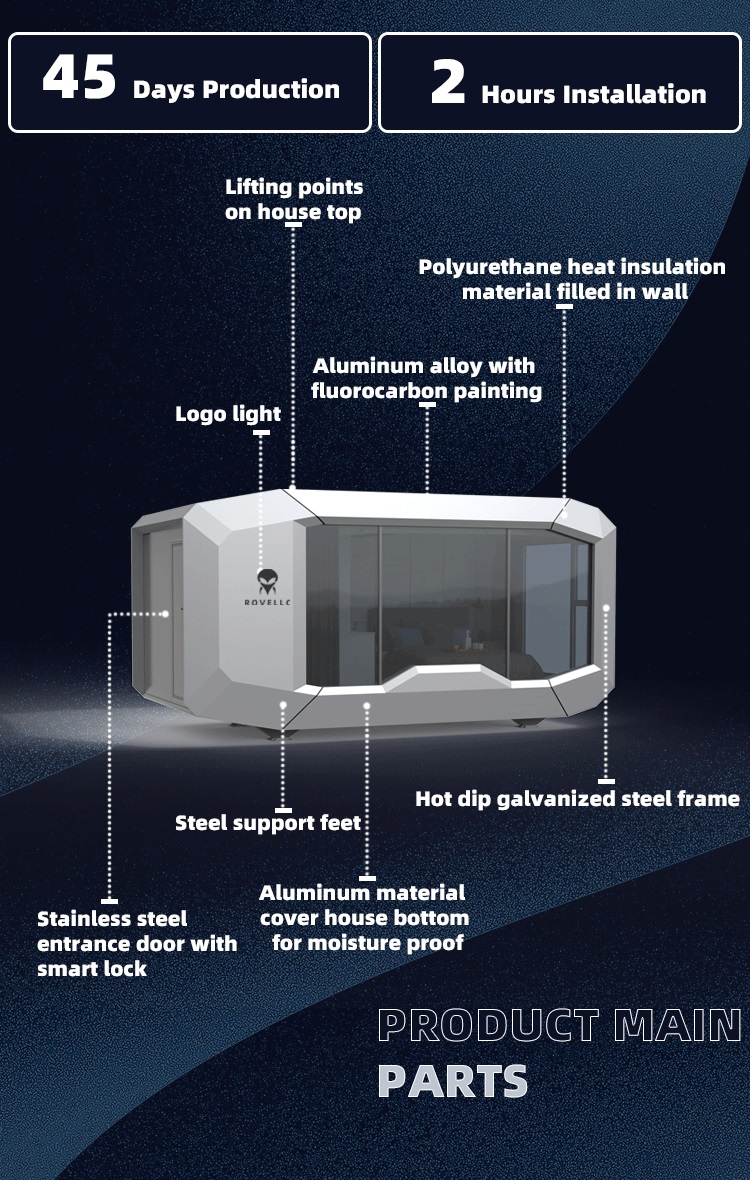 Expandable Breathable Modern Container House