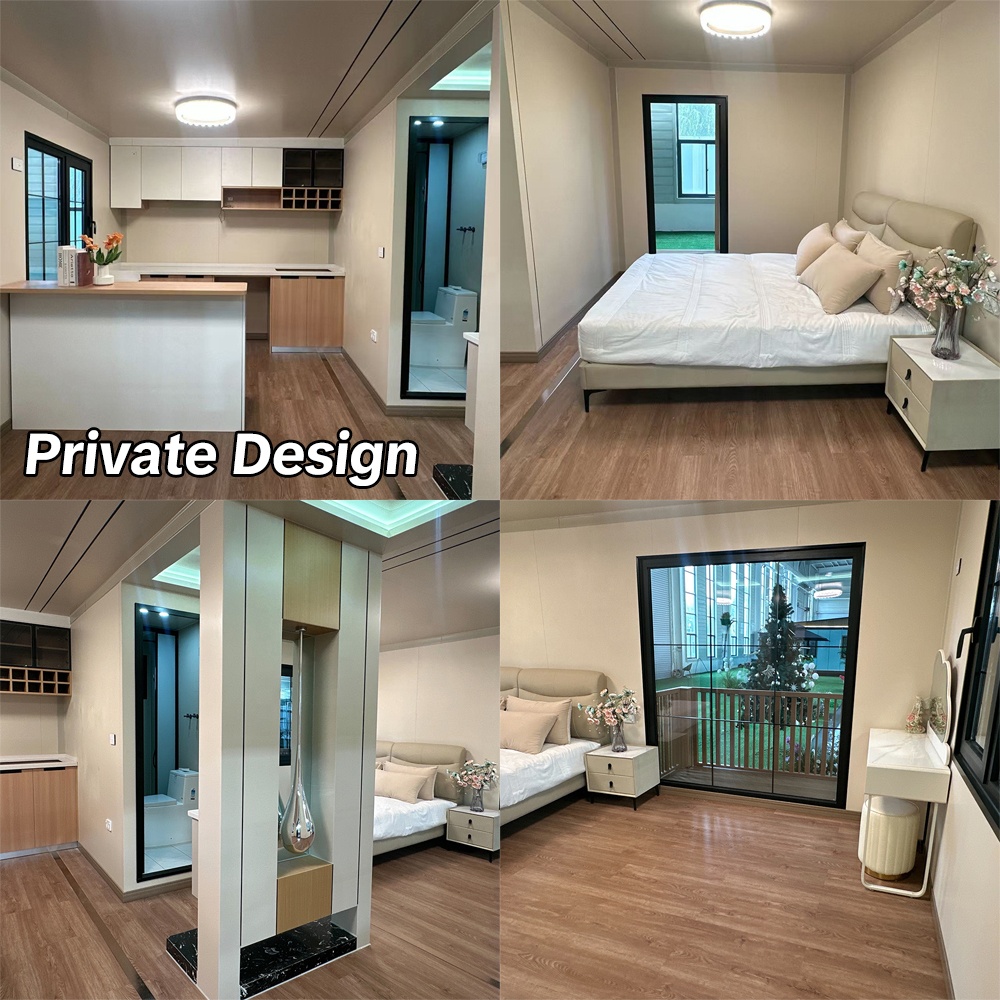 Custom Casa Expandible Modular Expandable Tiny Luxury 40ft 20ft Prefab Expandable Container Villa Home House Office for Sale