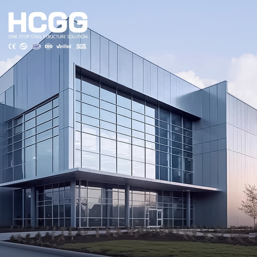 Expandable Steel Structure Office Building, Easily Add Floors or Wings As Your Business Grows, Ideal for Startups