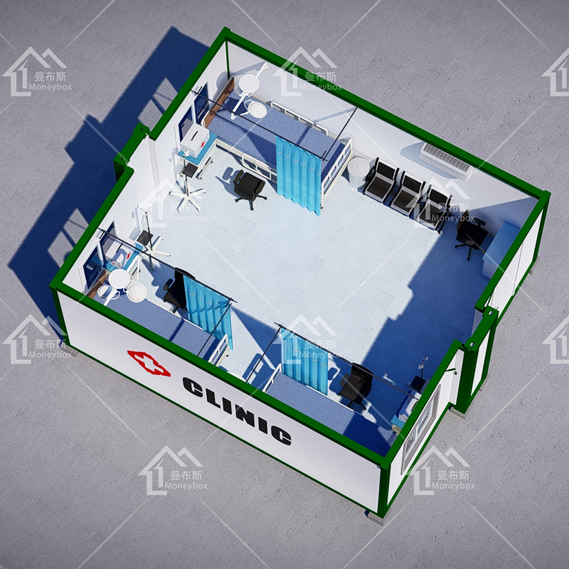 Fully Equipped Prefabricated Medical Unit Expandable Tiny Mobile Steel Container Clinic for Health Care for House Hospital Use