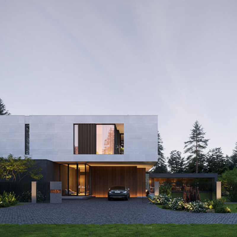 Wind Resistant and Earthquake Resistant Expandable Prefab Fireproof Light Villa Building Steel Structure