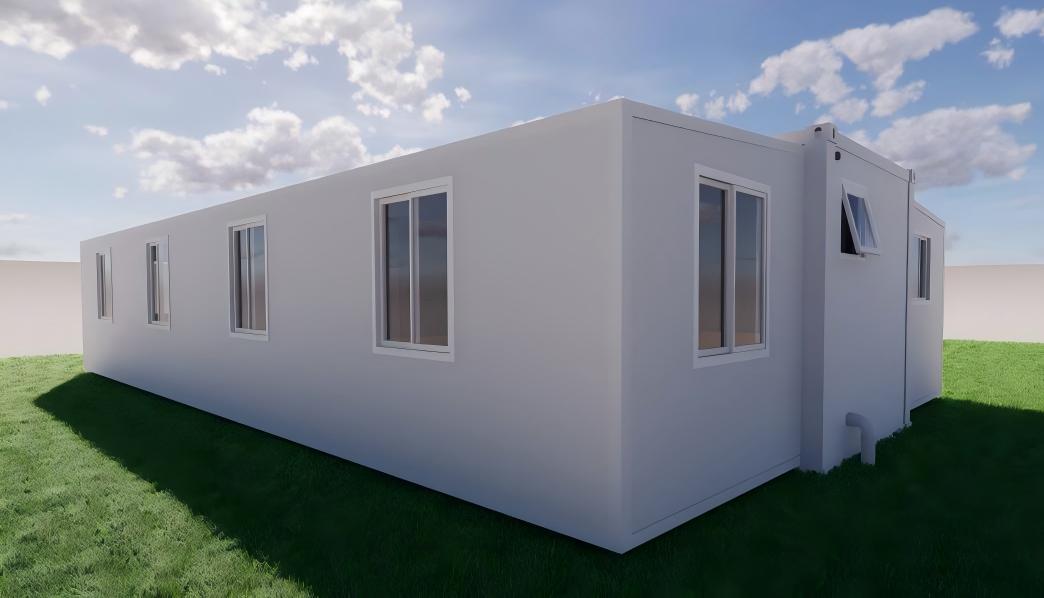 Expandable Breathable Steel Container-Mounted Movable House for Office Building and Apartment Use