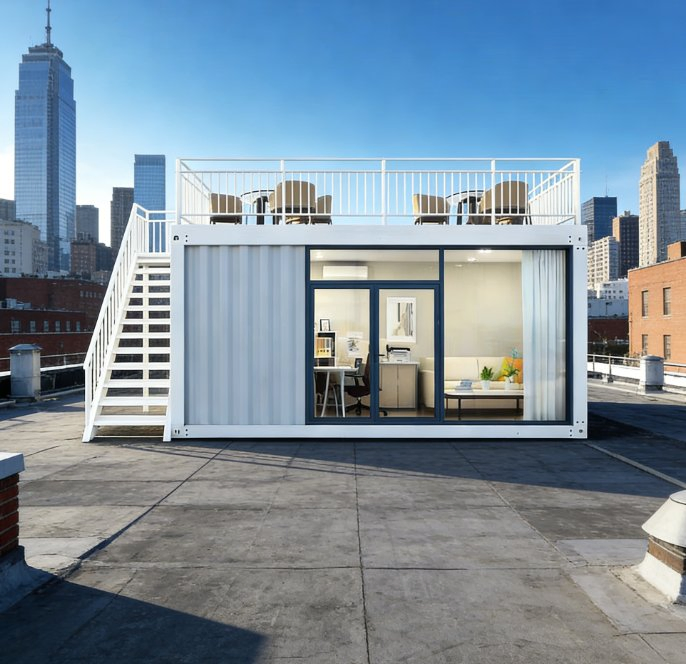 Easy Assembly Flat Pack Container Home Temporary Accommodation