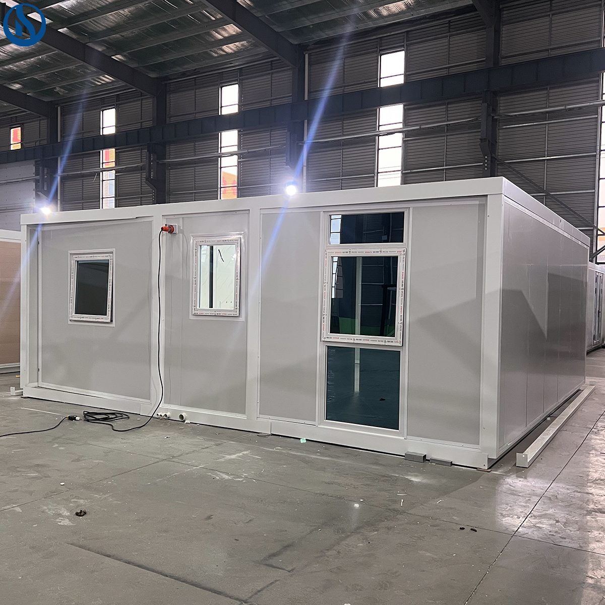 Prefab Container Office Unit Durable Steel Structure Container Office for Business