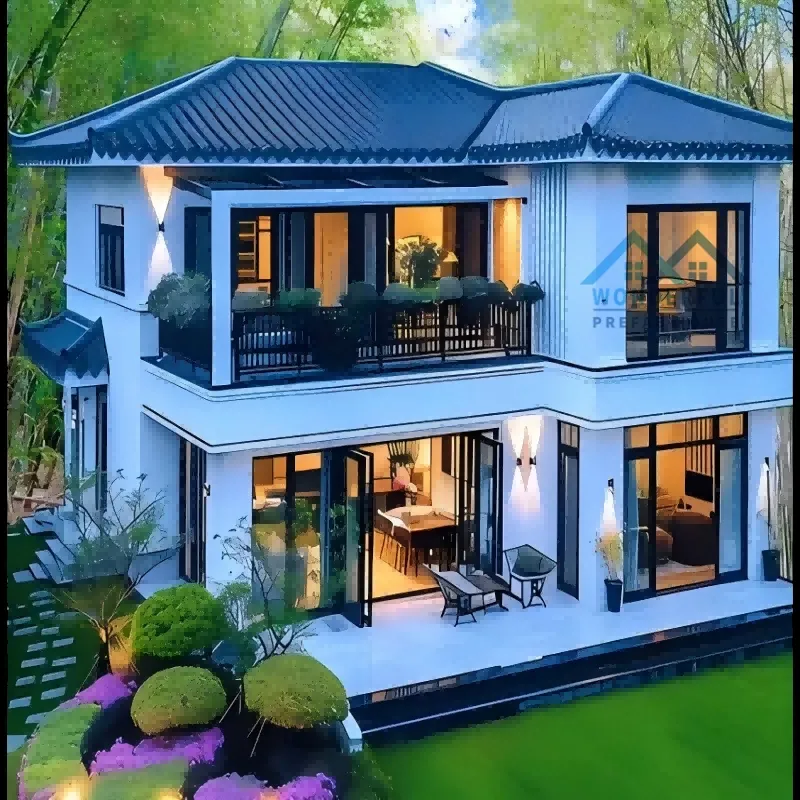 Luxury Expandable Prefabricated Vacation House for Modern Living
