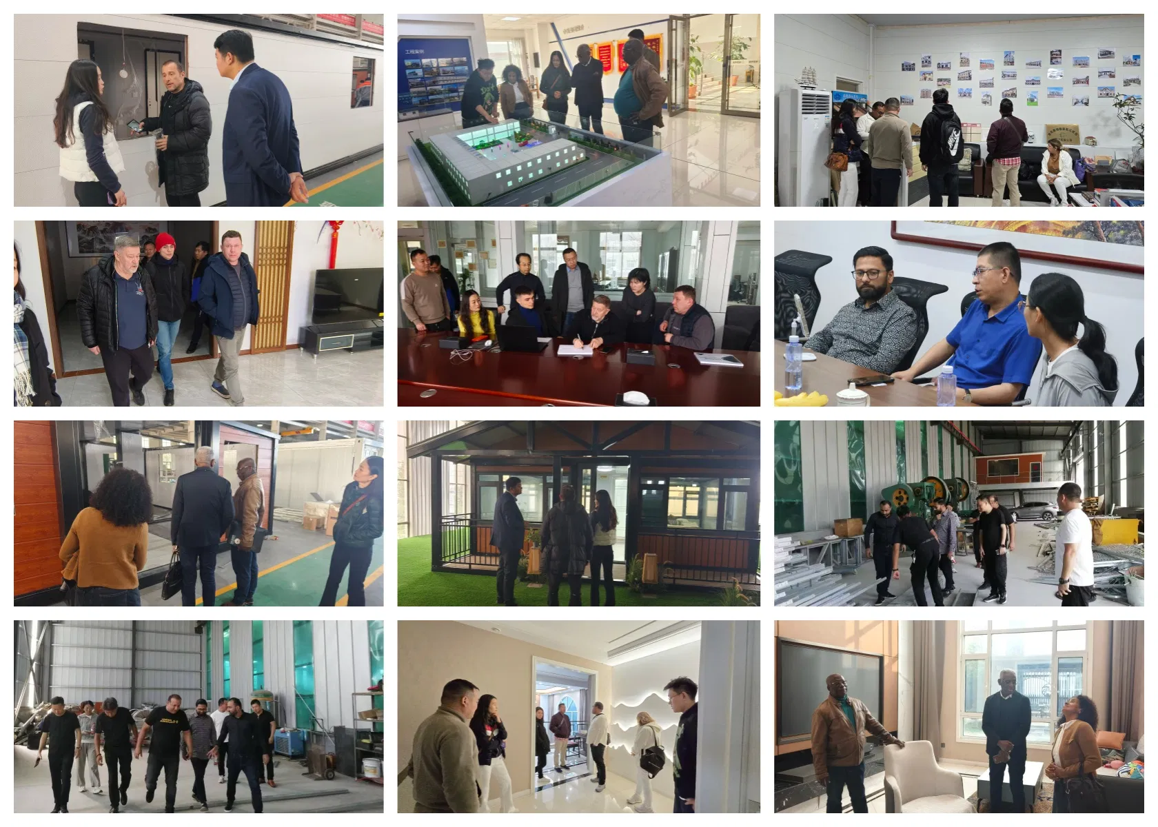 Global clients visiting production facilities