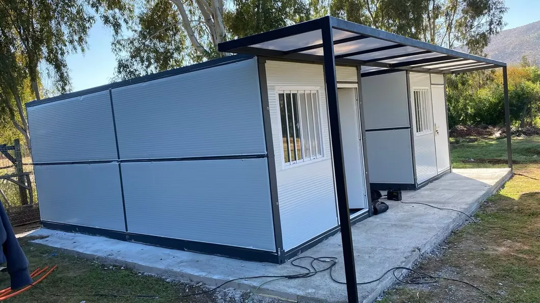 Expandable Modular Home Prefab X Foldable 14 Units Loading C Folding Container House