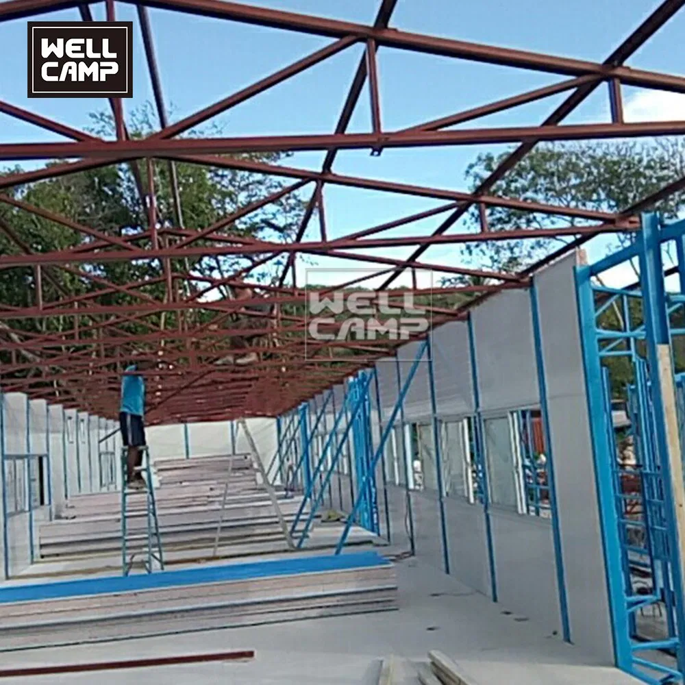 Factory Customized Environment Protect Wellcamp Prefabricated Building Labor Accommodation Portable K Hose