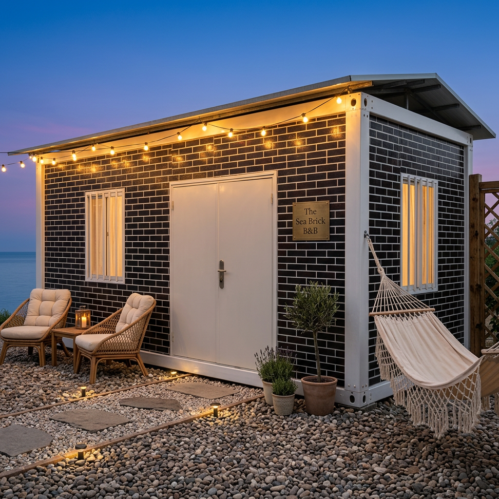 Tiny House With Peaked Roof Prefab House Modular House Detachable Container House For Airbnb Resort