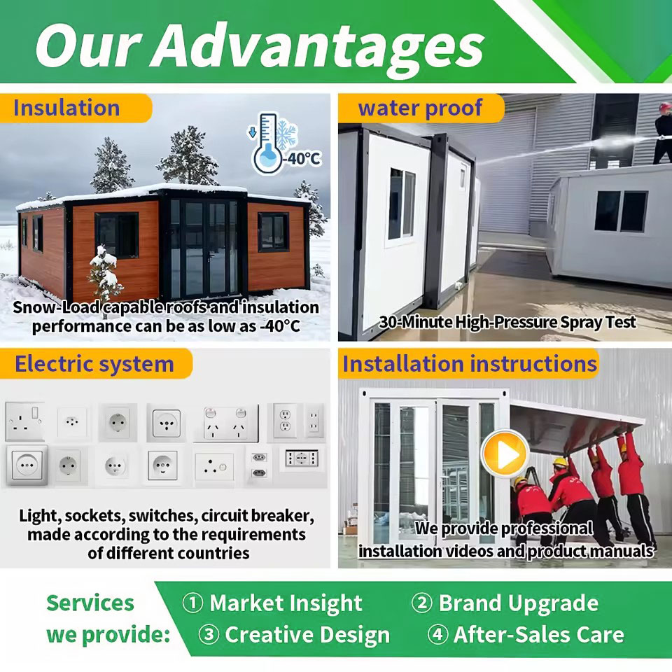 Chinese Factory 20ft Expandable Steel Container House with Bathroom Kitchen 1 Bedrooms Prefabricated Outdoor Use Wholesale Price