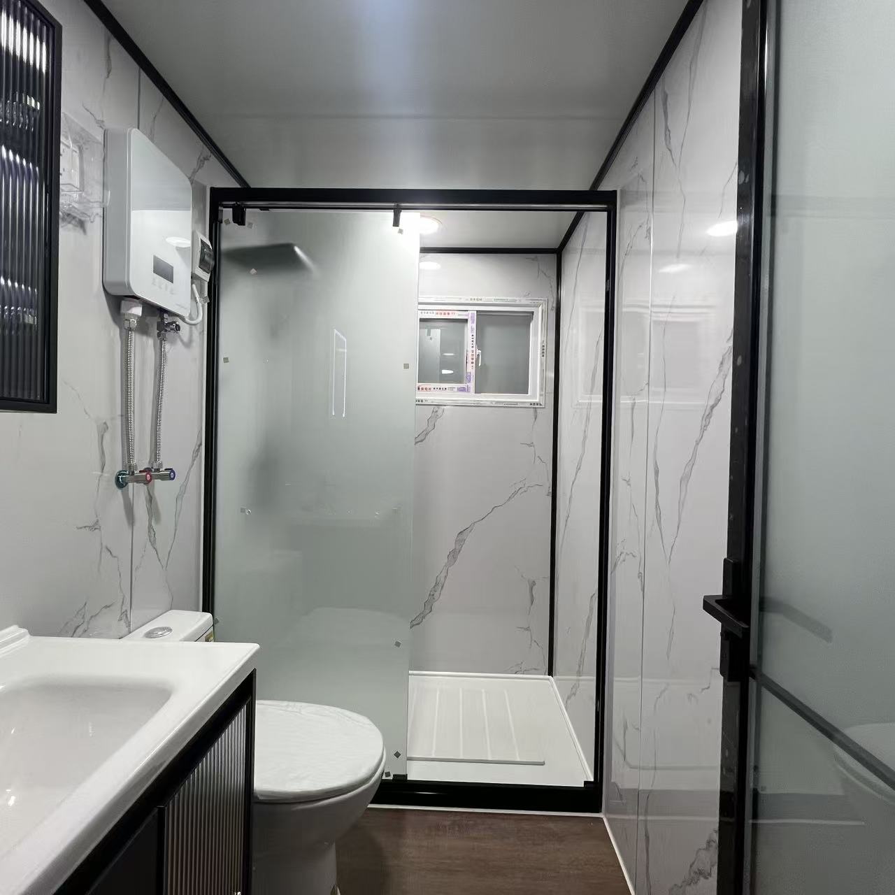 Expandable container house interior bedroom