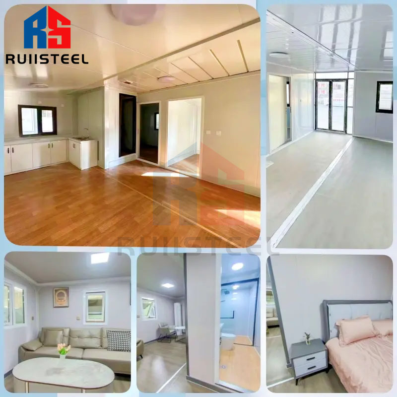 RUIISTEEL Foldable 40ft Expandable House 20ft Quick Assembly 20ft Classroom Remote Education Modular Building