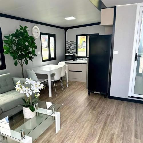2-Story Prefabricated Expandable Steel Container House Tiny Home Structure Detachable Frame Tiny Homes for Sale