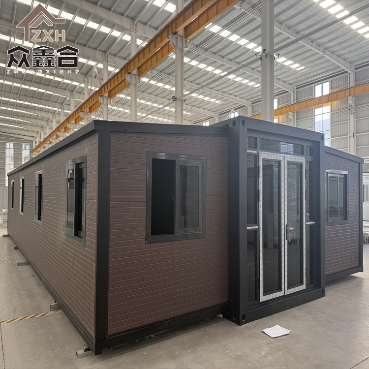 Expandable Steel Folding Container House 3 Bedroom Tiny Home 20ft Foldable Prefab Office House
