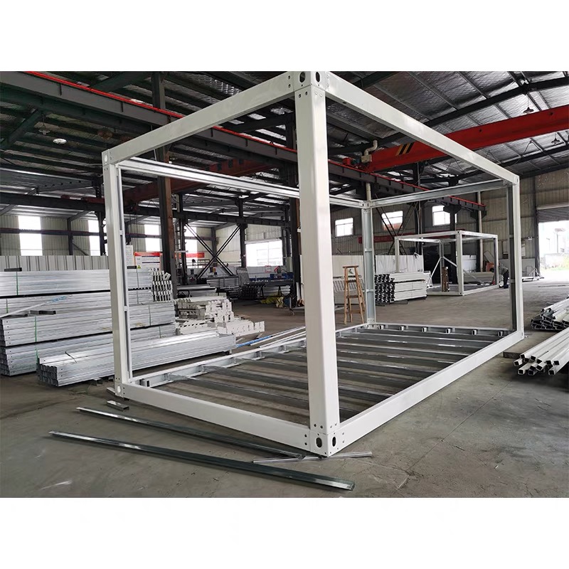 DYCE2 Low Price Flat Top Outdoor White Custom Design Boxable Expandable Wholesale House Frame Steel Structure