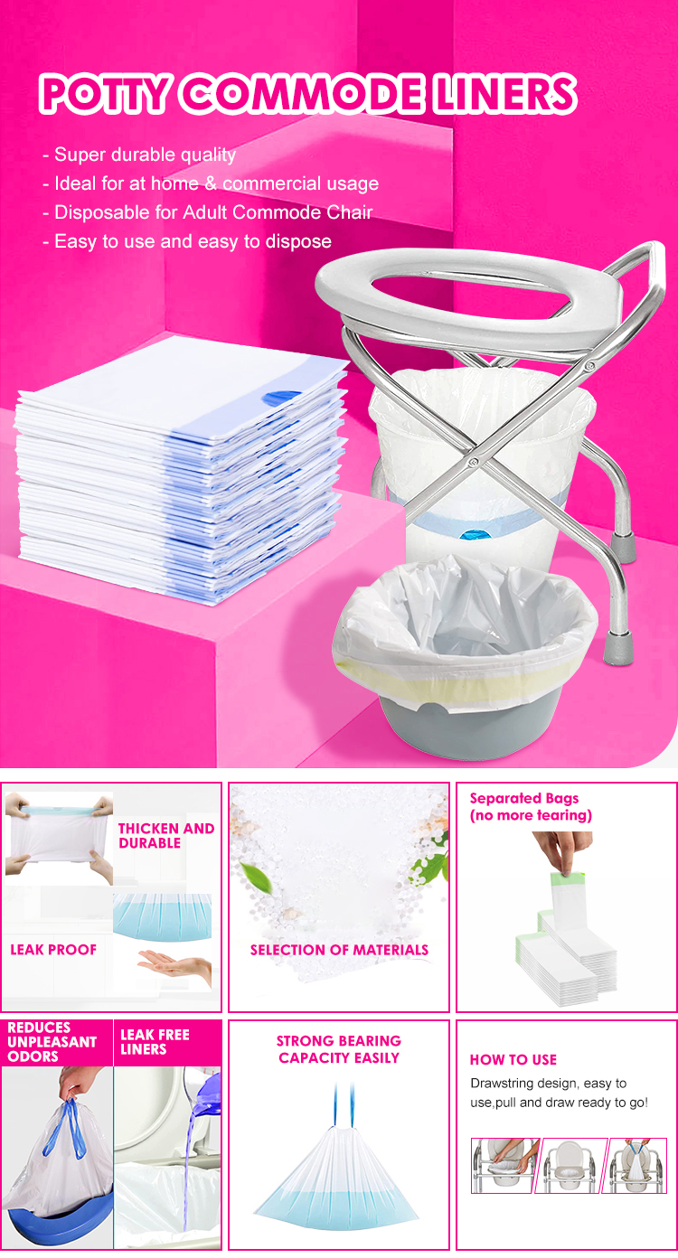 Plastic Potty Liner Bag Details 1