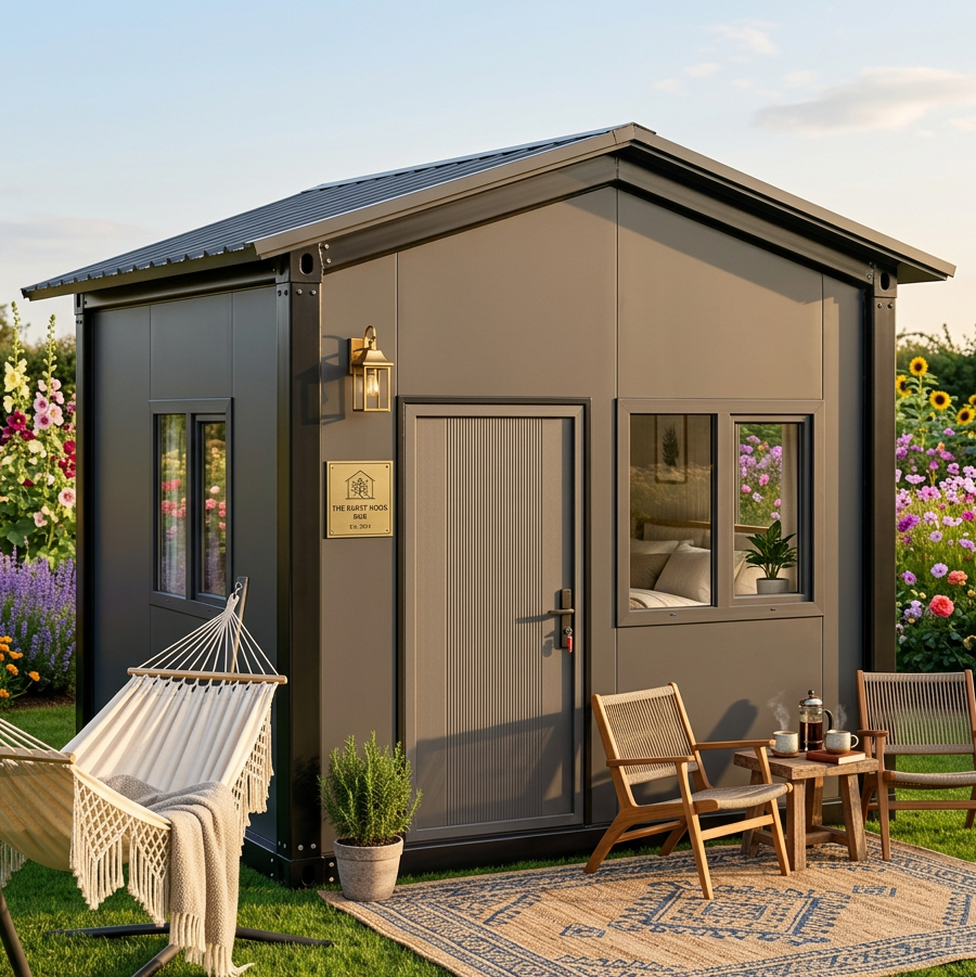 Tiny House With Peaked Roof Prefab House Modular House Detachable Container House For Airbnb Resort