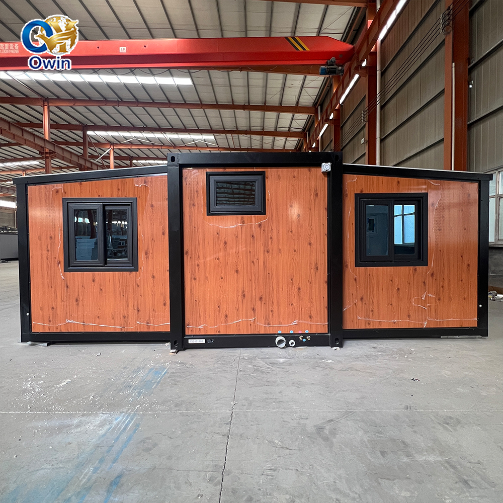 20ft Double Wing Expandable Container House Quick Assembly Portable ADU Living House