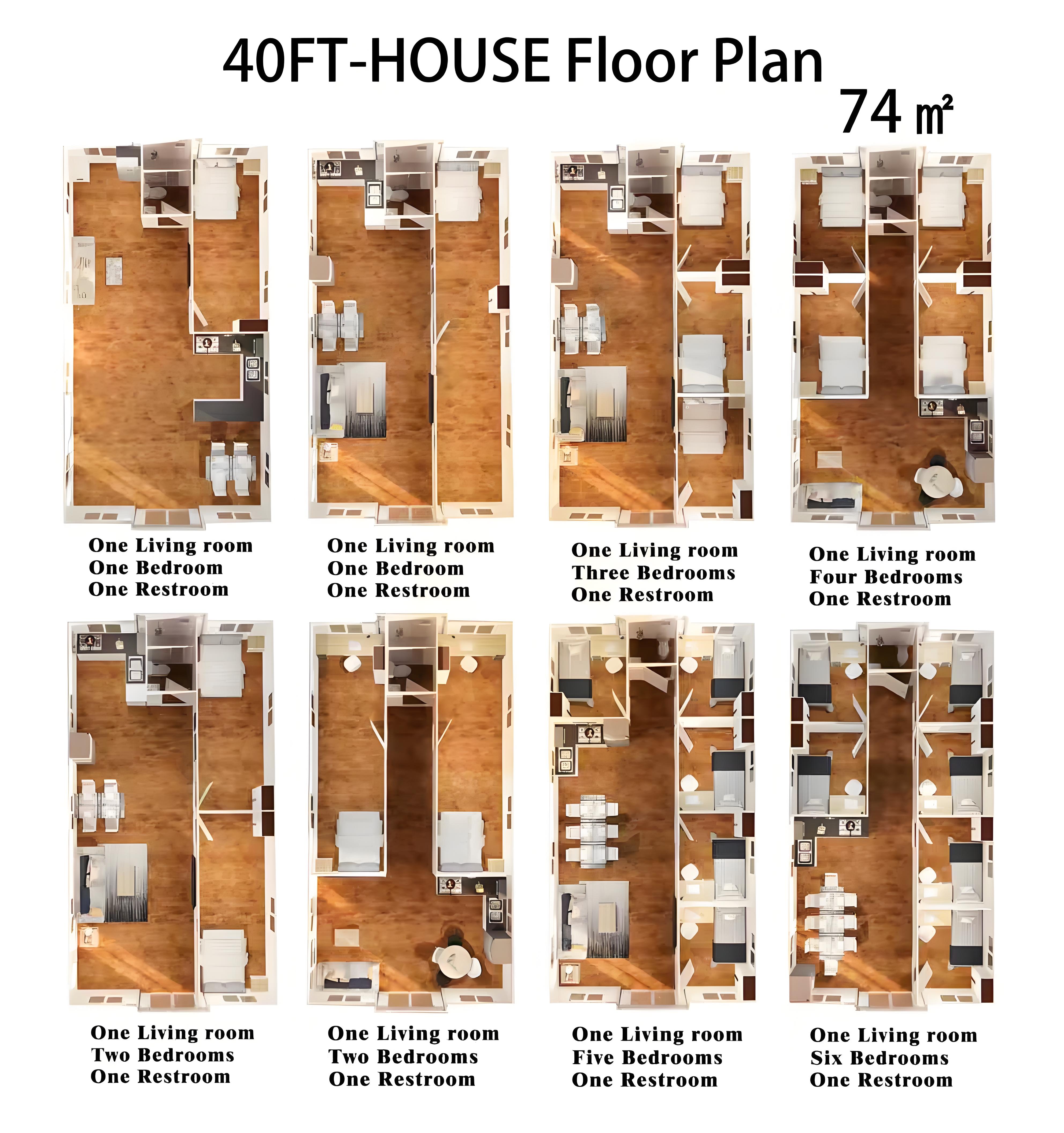 40FT Container House Design