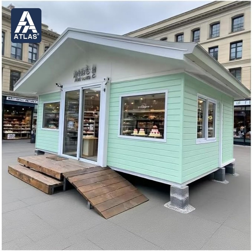 Atlas Quick Assembly 20FT Tiny Home for Sale Prefab, Expandable Modern Container House with 2 Bedrooms, Kitchen &amp; Bathroom
