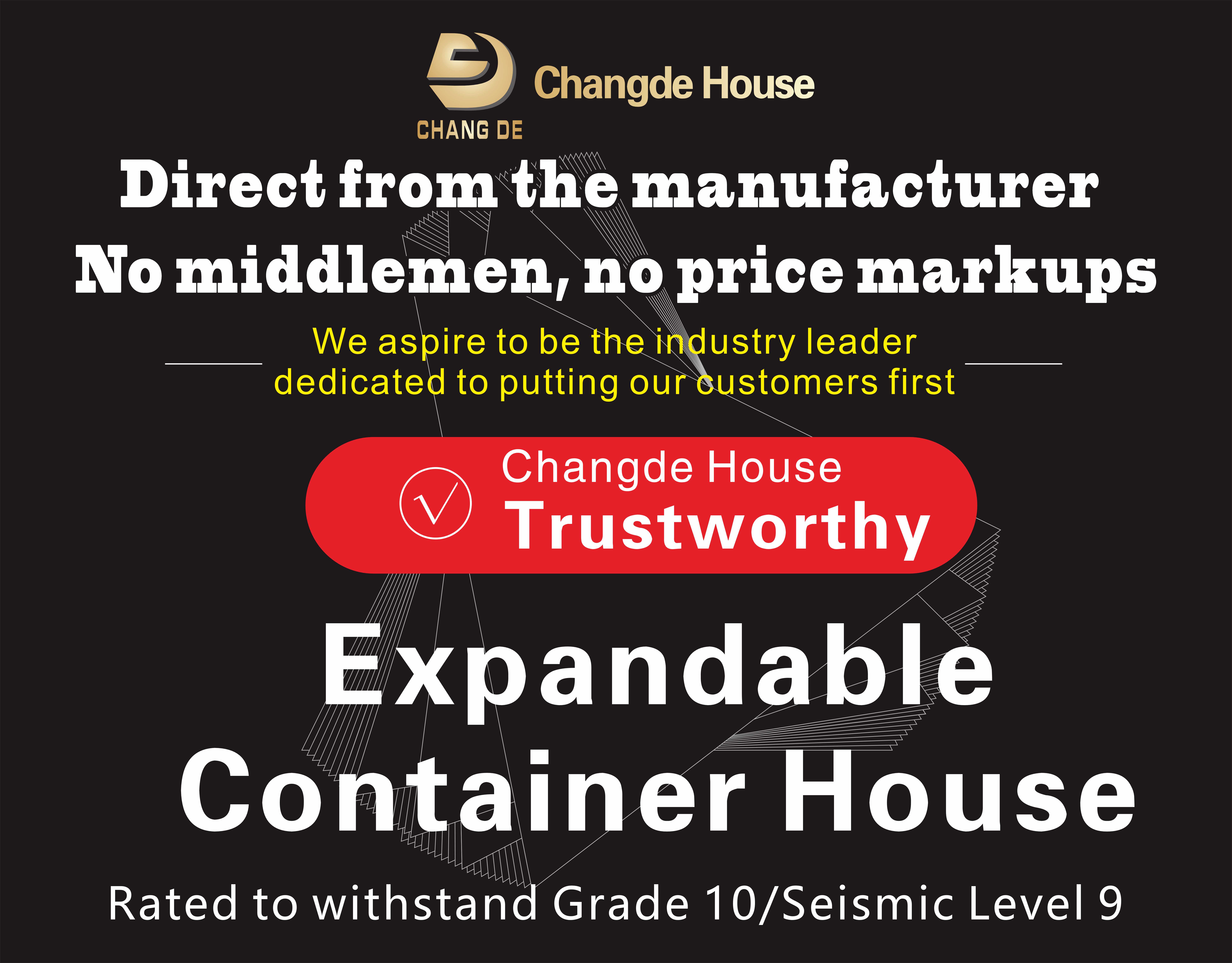 Luxury Foldable Container House Camping High Quality Cheap Price Casas Prefabricated Tiny Home Portable Prefab House