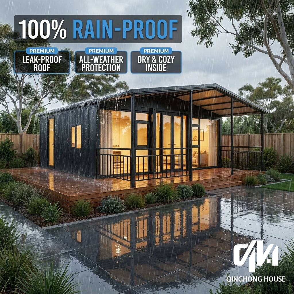 Eco-Friendly Expandable 2-5 Bedroom Container House 40Ft 20Ft Prefabricated Mobile Living Unit Light Steel Portable Prefab Home