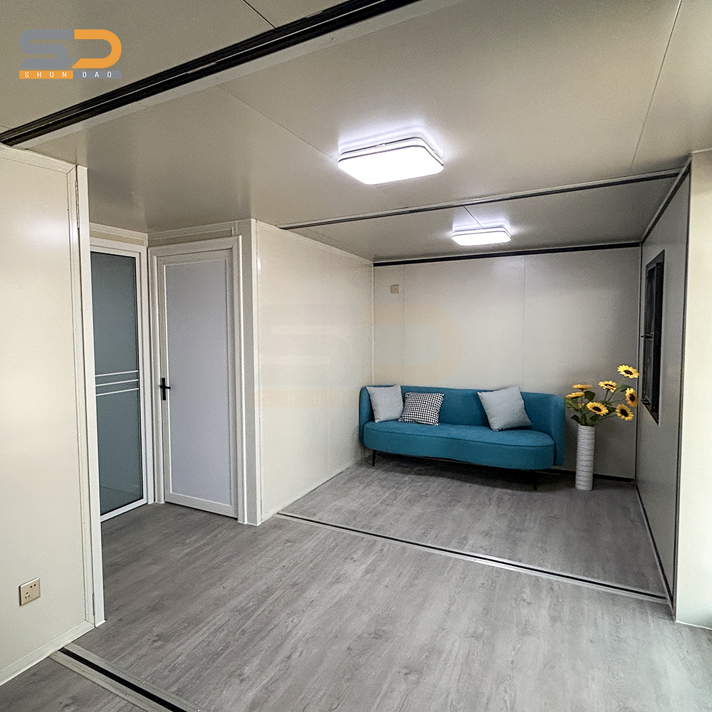 20ft 40ft Professional Grade Galvanized Steel Frame Seismic Expandable Container House Suitable for Emergency Shelters