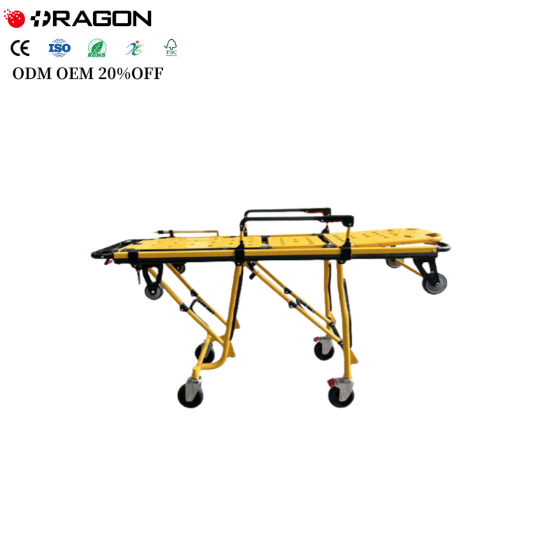 Medical Folding Stretcher ,Ambulance Patient Transport Stretchers,Ambulance Stretchers Emergency Trolley Ambulance Bed Stretcher