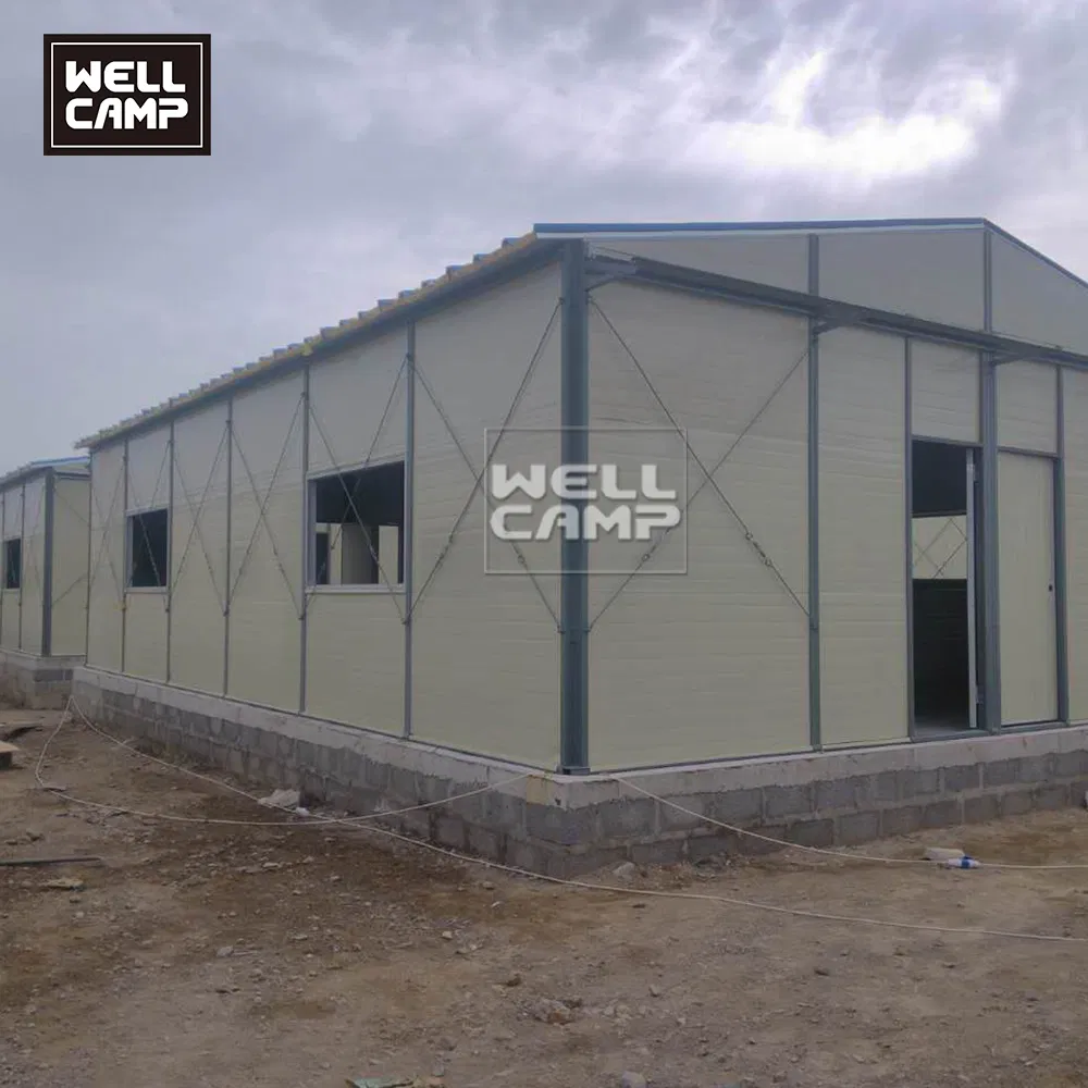 Factory Customized Environment Protect Wellcamp Prefabricated Building Labor Accommodation Portable K Hose