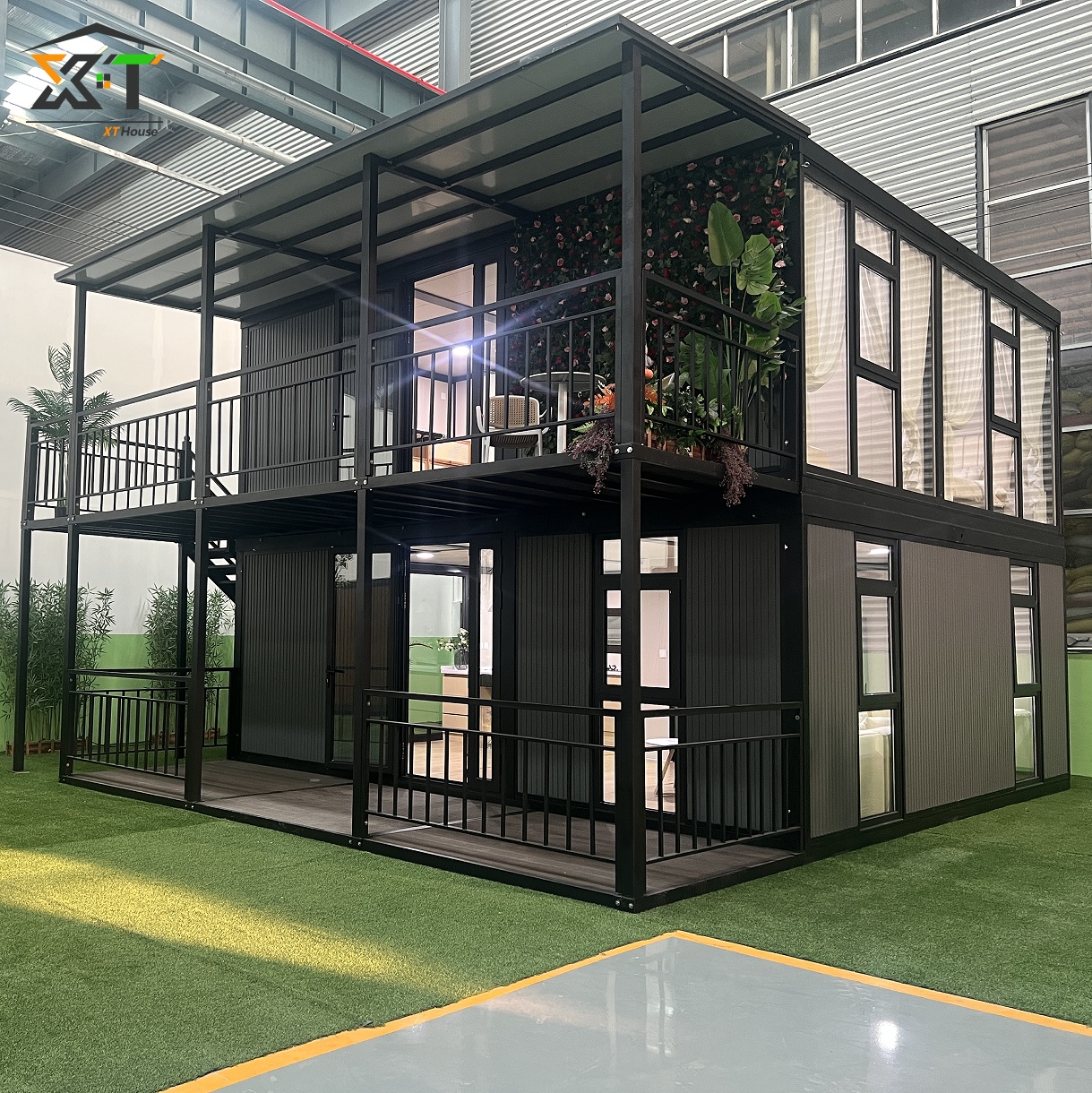 Expandable Container House Banner