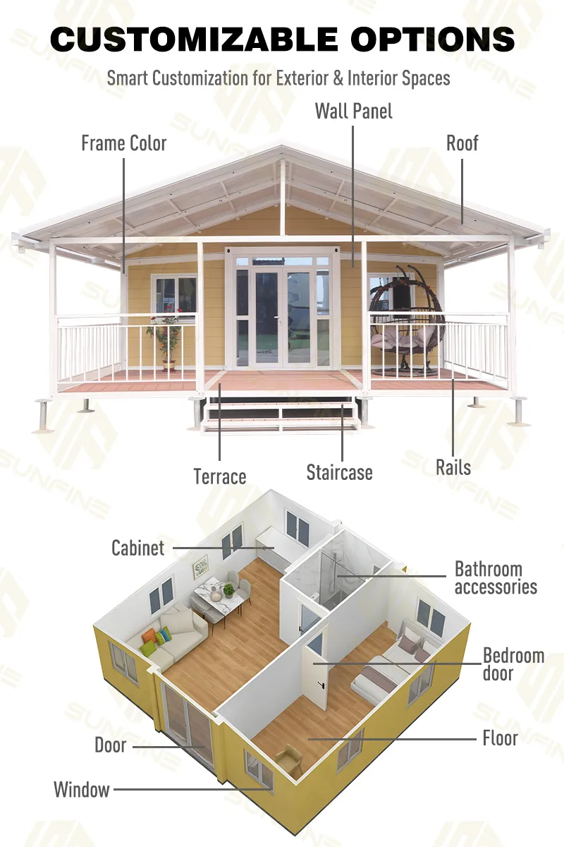 Customizable Container House Items Option 1