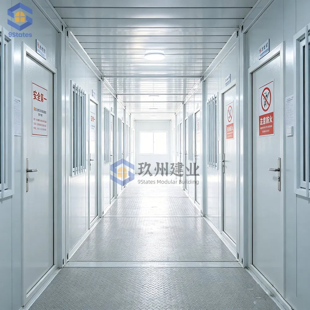 Fire Resistant Portable Expandable Prefab Cabin Worker Labor Camp Accommodation CE Factory Direct Sale