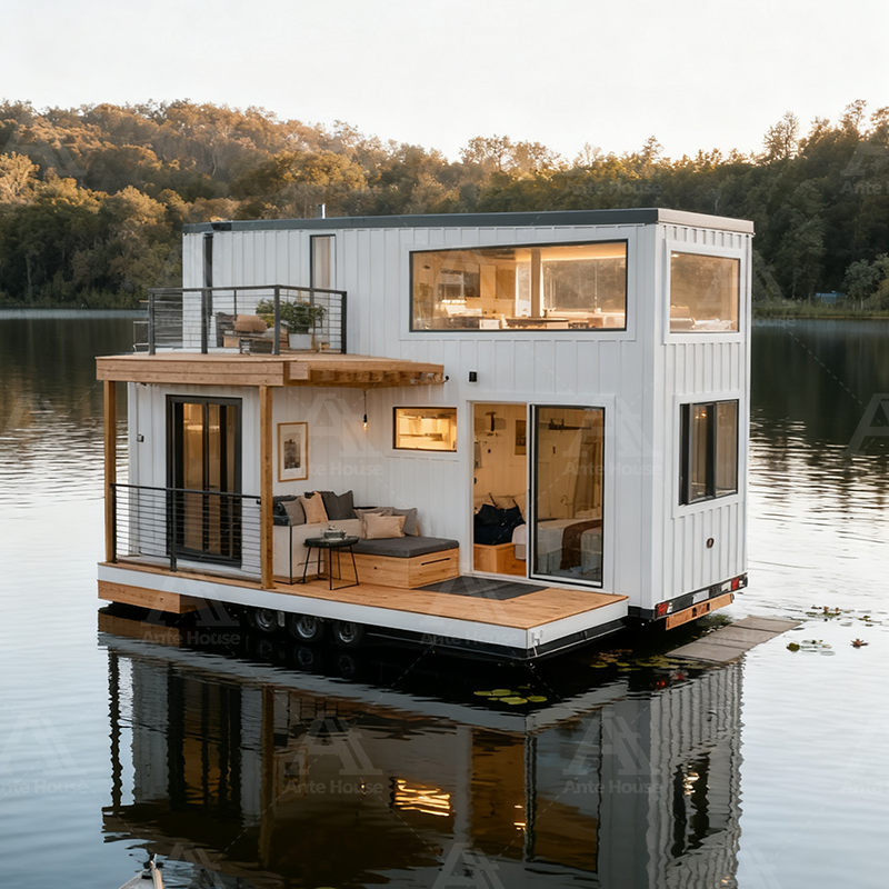 20ft Tiny Container Homes Mobile House Ready to Ship - Flexible Structure House Designs for Garden Offices, Bedroom Additions