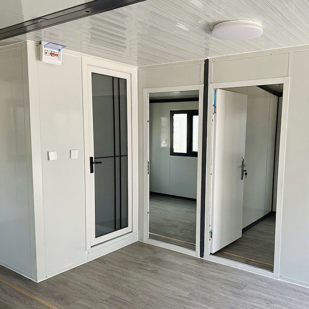Dechitong Light Steel Structure Expandable Foldable Double-Wing Container Prefab House |Modern 3 Rooms 1 Living Room Clip
