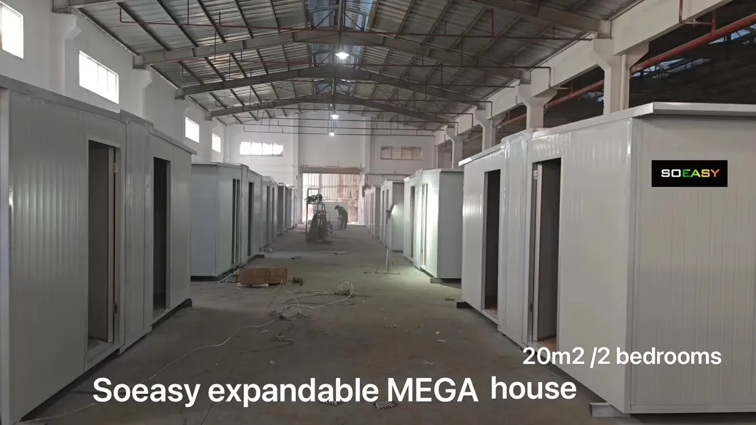Prefabricated Home Refugee Tiny Expandable Labor Prefab House Mining Camp Layout