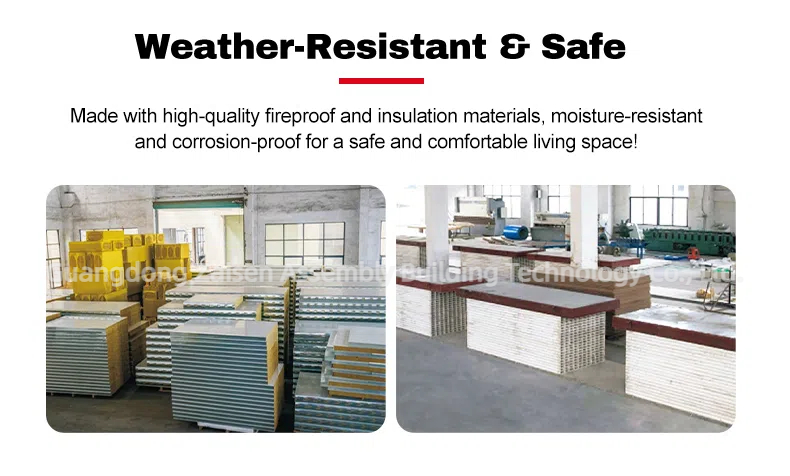 20 \ 40 Feet Double-Wing Prefab House Container Folding House Expansion Container Two-in-One Container Room