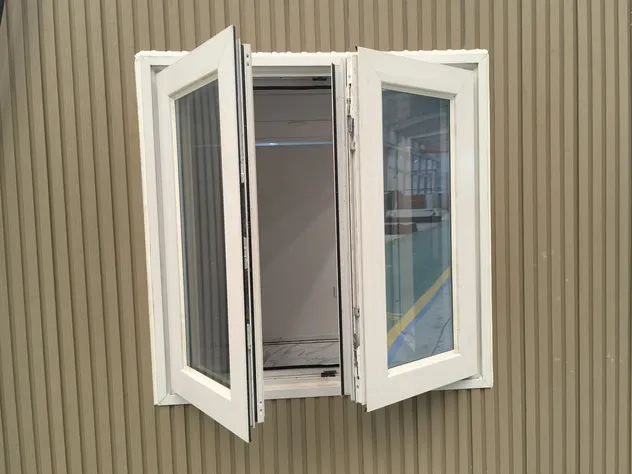 Thermal insulated double glass windows