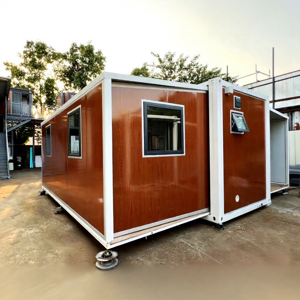 Modern Modular Steel Container House 20 Tiny Expandable Prefabricated Office Holiday Homes Easy Installation Living Room