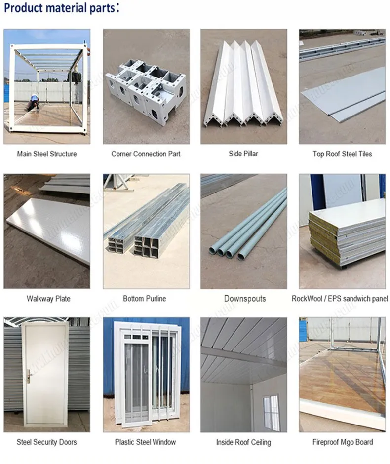 Fire-Resistant Low Cost Labor Accommodation Cabin