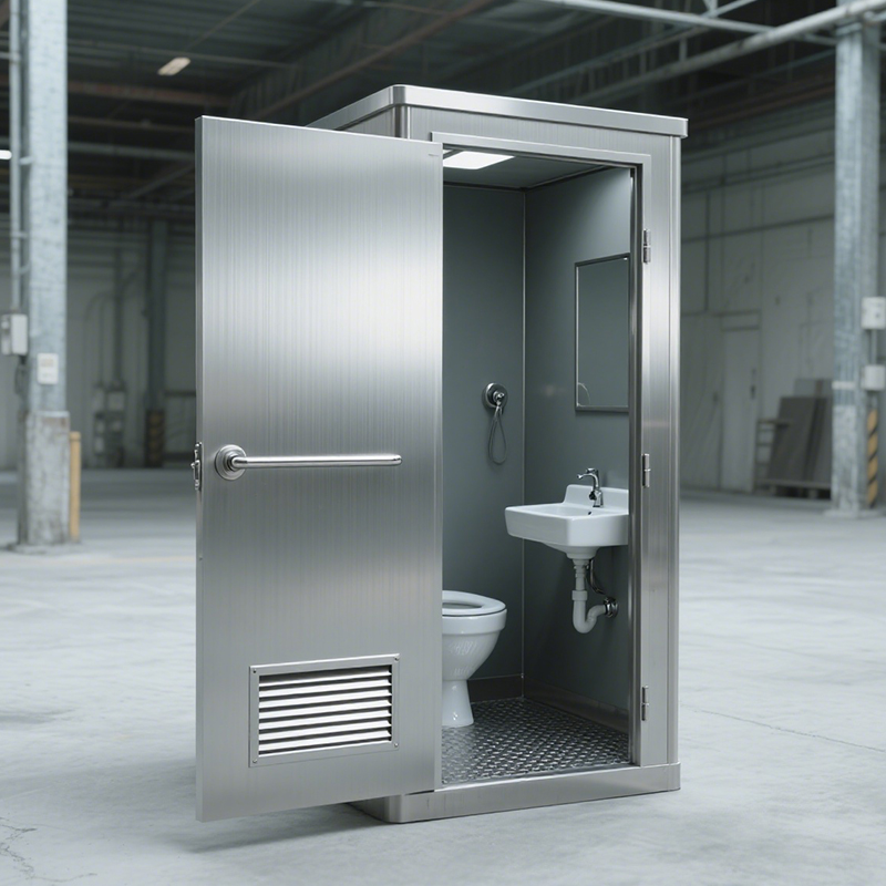 Customizable Modern High-Strength Steel Eco-Friendly Public Portable Toilet Cabins For Hotels Office Buildings Outdoor Use