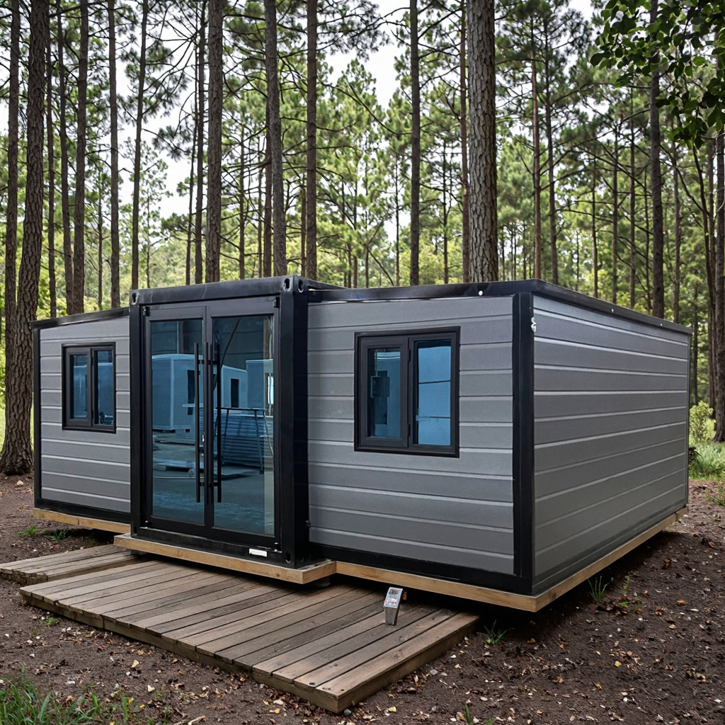 Expandable Container House Folding Container Home Tiny Portable House Mobile Portable Home Modular Prefabricated Foldable House