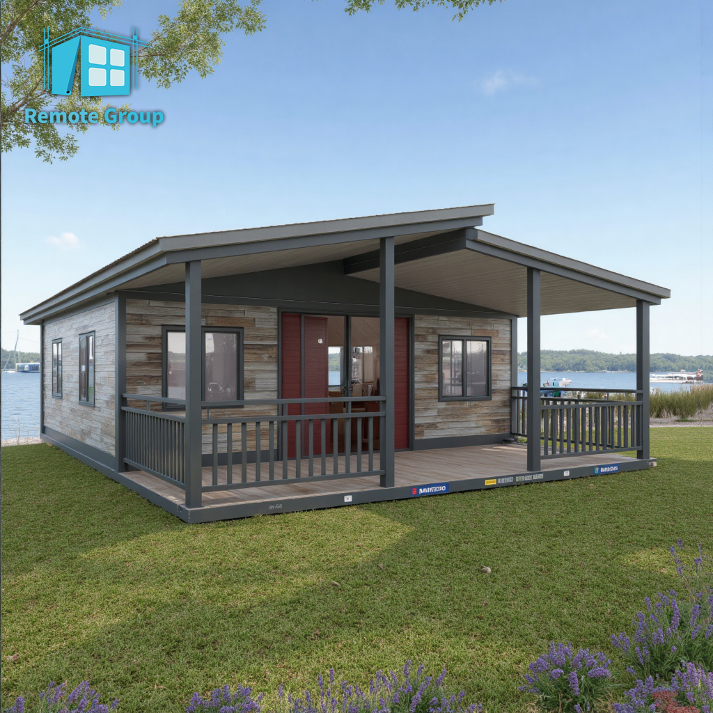 Factory Sales High Quality 40ft Prefabricated Villa With 2 Bedroom Mobile Tiny Home Expandable Container House