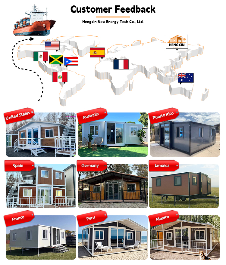 Folding container house structure view 5