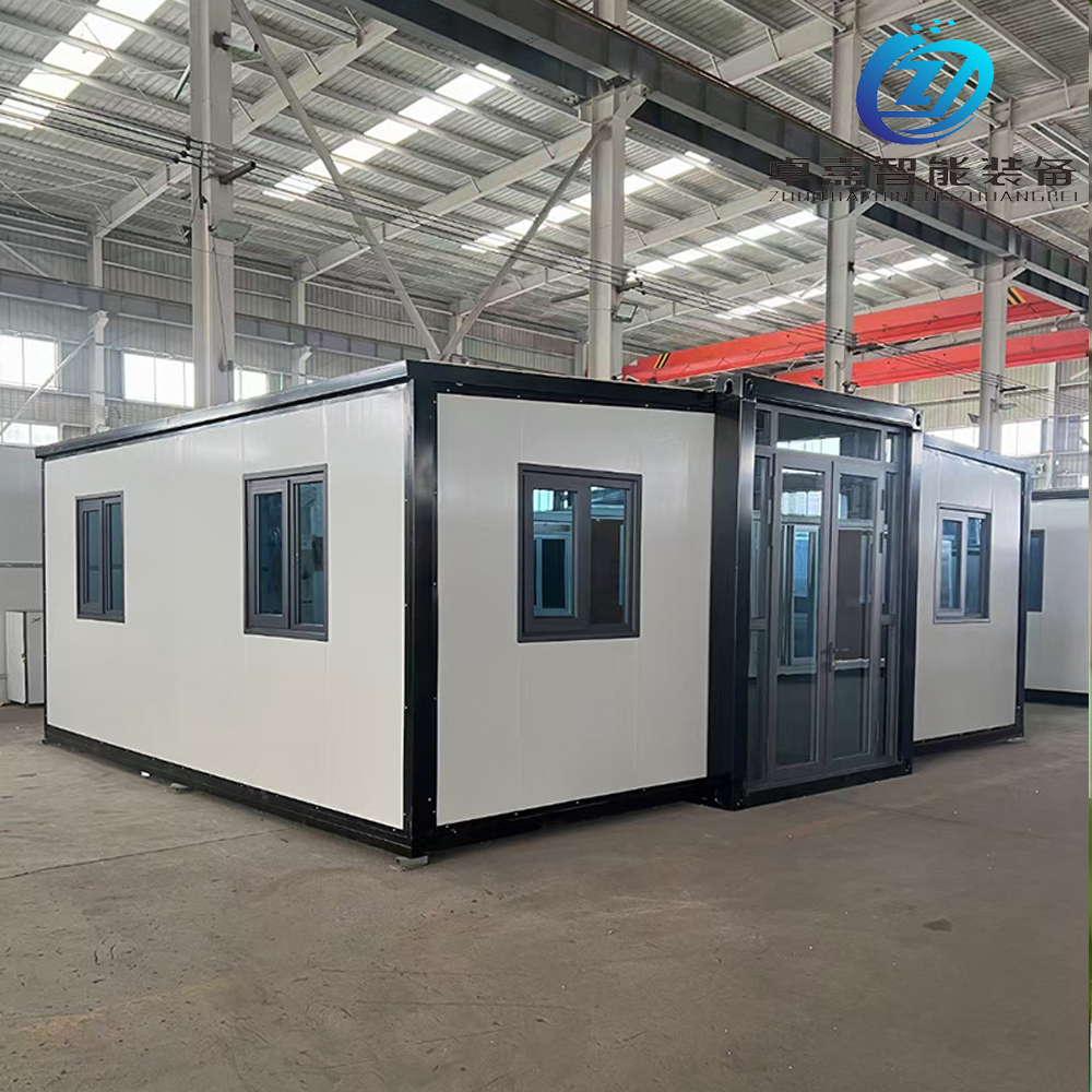 Outdoor Mobile Foldable Expandable Container House Dual-Wing, Easy-to-Fold Room Extension Export-Ready Expandable Container Home