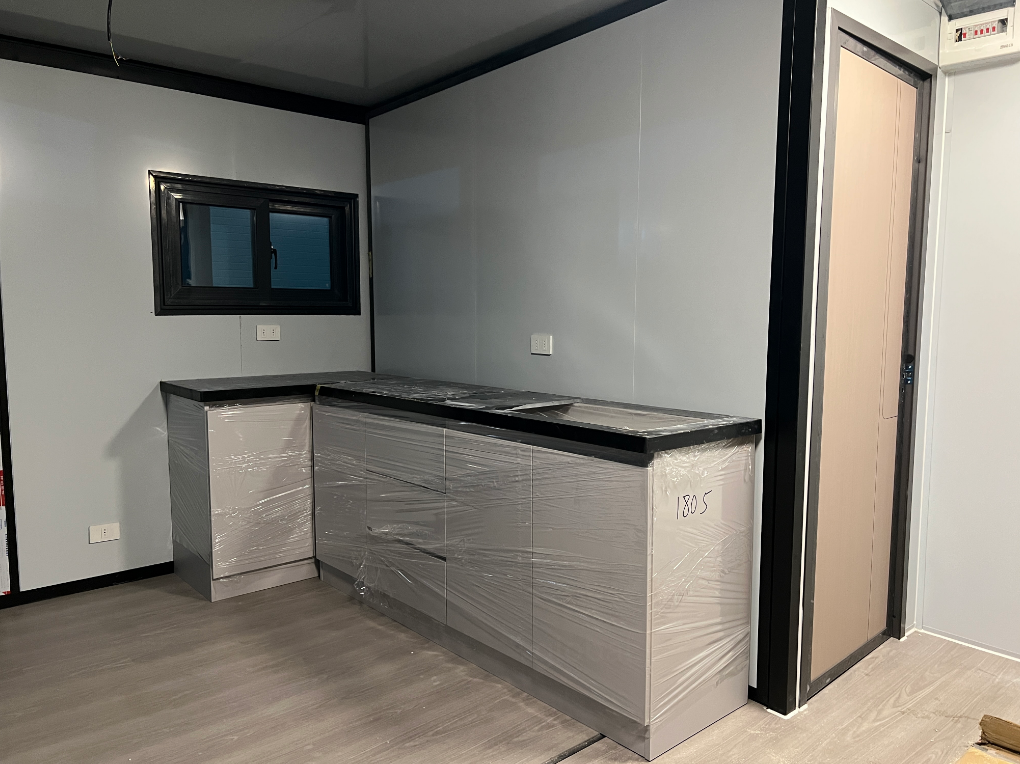 Expandable container house layout plan