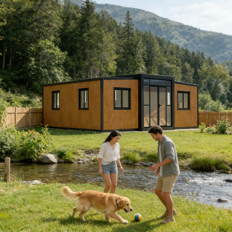 Expandable Foldable Container Homestay Prefab Integrated House for Export Modular Mobile Cabin for Camping &amp; Resort